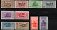 653.GREECE,DODECANESE,ITALY.CASTELROSSO,CASTELLORIZO,1932 GARIBALDI HELLAS 108-117 SCOTT 80-89 MNH. - Dodekanisos