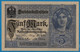 DEUTSCHES REICH 5 MARK 01.08.1917 # Q.17248916 P# 56b DARLEHENSKASSENSCHEINE - 5 Mark