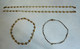 Petit Lot De 4 Bracelets De Cheville Fantaisie Neufs - Bracelets