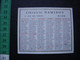 Collector CALENDRIER De Poche 1962 Valable Pour 2029 Librairie DAMIDOT Dijon - Petit Format : 1961-70