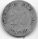 Allemagne - 20 Pfennig 1874 G - Argent - 20 Pfennig