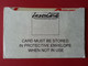 USA - Optical Memory Card DELA 4.1 MB - LaserCard Systems Laser Dans Pochette Origine Adresse France (BR0621 Test Demo - Andere & Zonder Classificatie