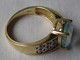 Delcampe - Hochwertiges 585er Gold Schmuck Set Ohrringe, Ring & Halskette (109457) - Altri & Non Classificati