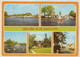 MBK Gruß Aus Caputh Kr. Potsdam 1986 Dampferanlegestelle Strandbad Einsteinhaus, Postalisch Gelaufen Mit SSt, 2 Scans - Caputh