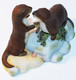 Delcampe - 8 FIGURINES ANIMALES PAR MOIS – PETER BARRETT – FRANKLIN MINT – PORCELAINES – 1984 – TBE - Tiere