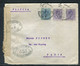 Espagne - Enveloppe Commerciale De Barcelone Pour Paris En 1916 Avec Contrôle Postal - Réf F156 - Brieven En Documenten