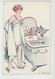 Illustrateur FABIANO - Jolie Carte Fantaisie Femme Allant Prendre Son Bain "POUR ETRE BELLE " - Série N° 15 - Fabiano