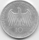 Allemagne - 10 Mark 1991 - Argent - Conmemorativas