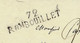 1829 RARE LETTRE  Avocat Renoult à Rambouilet => Famille Pourtalès En Son Château De Bandeville Saint Cyr Sous  DouRda - Other & Unclassified