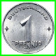 ( GERMANY ) REPUBLICA DEMOCRATICA DE ALEMANIA AÑO 1948 ( DDR ) MONEDAS DE 1 PFENNING  CECA-E  MONEDA DE  ALUMINIO - 1 Pfennig