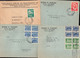 Bulgaria, 8x Clipping(only First Page) 1932-47 To Czechoslovakia - Collections, Lots & Séries