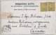 36804  - BULGARIA - POSTAL HISTORY : Postcard To CANADA 1901 - Covers & Documents