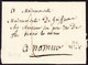 1809 Dépt. Conquis. Schwarzer Stempel "96 HUY" Auf Faltbrief Nach Namur - 1794-1814 (Periodo Francese)