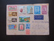 Nepal 1960er Jahre Luftpost / Air Mail Beleg Mit 12 Marken Auslandsbrief Von Kathmandu Nepal Nach Hildesheim - Nepal