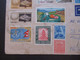 Nepal 1960er Jahre Luftpost / Air Mail Beleg Mit 12 Marken Auslandsbrief Von Kathmandu Nepal Nach Hildesheim - Népal
