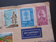 Nepal 1960er Jahre Luftpost / Air Mail Beleg Mit 12 Marken Auslandsbrief Von Kathmandu Nepal Nach Hildesheim - Népal