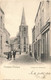 Fontaine L'Evêque - L'Eglise St Christophe - Carte Animée Et Circulé En 1904 - Fontaine-l'Evêque