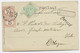 MONACO 5C SEUL CARTE 5 MOTS MONACO PRINCIPAUTE 1903 POUR BOLOGNE ITALIA ITALIE TAXE 5C+10C - Cartas & Documentos