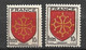 France   N° 603 Et 603  Petite Variété  Cadre Décalé  Neufs  * * /*  B/TB Voir Scans   - Nuovi