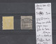 TIMBRES DE SUISSE NEUF (*)/° DE 1881 Nr  52 (*)-55 OBLITERE CROIX DANS UN OVALE FILS DE SOIE  COTE 1709.00   € - Ungebraucht