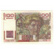 France, 100 Francs, 1946, 1946-07-18, B+, Fayette:28.07, KM:128a - 100 F 1945-1954 ''Jeune Paysan''