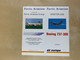 Aircraft / Avion For Sale Publicity Leaflet - Boeing 737-300 Air Europa - Publicités