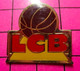 613F Pin's Pins / Beau Et Rare / THEME : SPORTS / CLUB BASKET-BALL LCB - Basketball