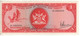 TRINIDAD & TOBAGO   $ 1   P30a  L.1964  Signature  V. E. Bruce "Treasury Building At Back" - Trinidad En Tobago