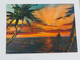 3d 3 D Lenticular Stereo Postcard Sunrise    1979  A 215 - Cartoline Stereoscopiche