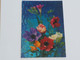 3d 3 D Lenticular Stereo Postcard Flowers 1979  A 215 - Cartoline Stereoscopiche