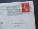 Niederlande 1940 Verwendet 1946 Königin Wilhelmina Nr.342 EF Nebenstempel L3 Laat Uw Post Adresseeren Velsen - Noord - Cartas & Documentos