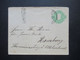 Brasilien 1891 GA Umschlag (ZuF Leider Abgelöst) Mit Ank. Stempel KOS / Kreisobersegmentstempel Hamburg Uhlenhorst - Briefe U. Dokumente