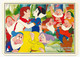 2 CPM - Walt Disney - Blanche Neige Et Les Sept Nains - Comicfiguren