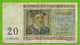 BELGIQUE / THESAURIE / TRESORERIE / VINGT FRANCS / 01/07/1950 / Etat Médiocre ! - 20 Francs