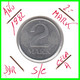 ( GERMANY ) AÑO 1982 REPUBLICA DEMOCRATICA DE ALEMANIA ( DDR ) MONEDAS DE 2-DM ALUMINIO - DE 27 mm. - 2 Mark