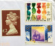 GREAT BRITAN USED COVER 3 STAMPS WITHOUT CANCELLATION F.V 2.25£ QUEEN,CHRISTMAS,CHEMISTORY - Cartas & Documentos