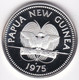 Papua New Guinea , 5 Kina 1975 FM, Aigle De Nouvelle-Guinée‎, En Argent ,BU , UNC,  KM# 7a - Papouasie-Nouvelle-Guinée