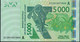 W.A.S. IVORY COAST P117Au 5000 FRANCS (20)21 2021 Signature 45 UNC. - West-Afrikaanse Staten