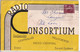 1935 - SEMEUSE / CARTE-LETTRE PUB ILLUSTREE "RADIO CONSORTIUM" à PARIS - 1906-38 Semeuse Camée