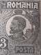 Stamps  Errors Romania 1920 King Ferdinand 3b Black  Printed With Multiple Errors Unused Gumm - Variétés Et Curiosités