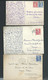 6 Docs , Lettres Ou Cpa Affranchies Par Type Gandon , à Examiner - Ac129 - 1945-54 Marianne Of Gandon