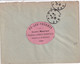 1908 - ETIQUETTE COMMERCIALE "CASINO MUNICIPAL - THEATRE MUSIQUE" De AX LES THERMES (ARIEGE) Sur ENVELOPPE PUB SEMEUSE - Covers & Documents