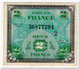 FRANCE,MILITARY CURRENCY,2 FRANCS,1944,P.114,VF+ - Autres & Non Classés