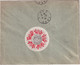 1910 - ETIQUETTE COMMERCIALE "EXPO INTERNATIONALE De 1911" De ROUBAIX (NORD) Sur ENVELOPPE PUB SEMEUSE - Covers & Documents