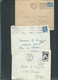 Lot 9 Lettres Periode GANDON Dont Une Carte Postale  -  Ac144 - 1945-54 Marianne Of Gandon