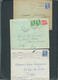 Lot 9 Lettres Periode GANDON Dont Une Carte Postale  -  Ac144 - 1945-54 Marianne De Gandon