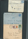 Lot 9 Lettres Periode GANDON Dont Une Carte Postale  -   Raa85 - 1945-54 Marianne De Gandon