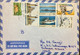 GREECE 1997, USED AIRMAIL COVER TO INDIA,DIFFERENT 7 STAMPS SHIP ,LIGHT HOUSE,FLAG,NATURE,SNOW -MOUNTAIN STATUE, BUILDIN - 1941-45 Japanisch Besetzung