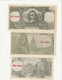 10 Francs 50 Francs 100 Francs  Billets Scolaire - Unclassified