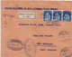 27382# SUISSE LETTRE RECOMMANDE VALEUR DECLAREE 300 F CENSURE CONTRÔLE POSTAL MILITAIRE ZURICH 1917 ST AFFRIQUE AVEYRON - WW I